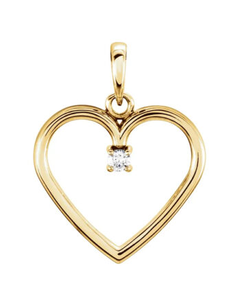 Diamond Heart Pendant 85895