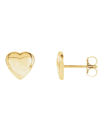 Heart Stud Earrings - 85883
