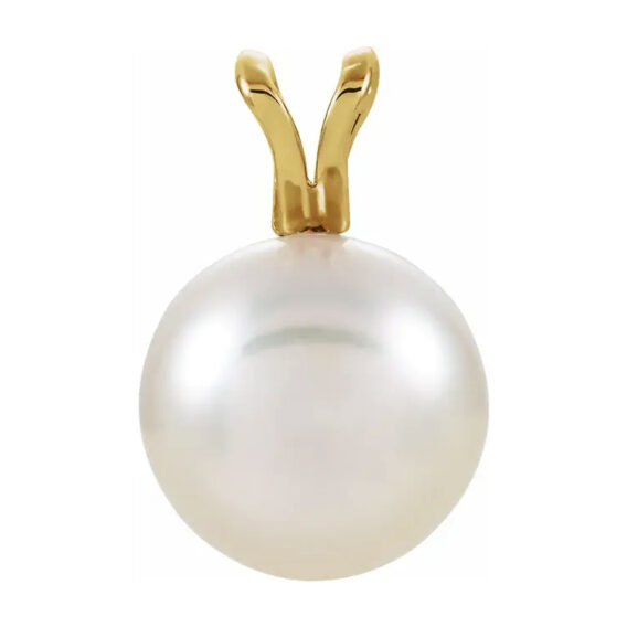 Solitaire Akoya Pearl Pendant- 61619 POPULAR CHOICE - Image 7