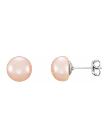 Cultured Freshwater Pearl Stud Earrings 651659 - POPULAR CHOICE