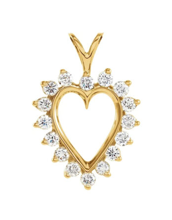 Diamond Heart Pendant - 60745