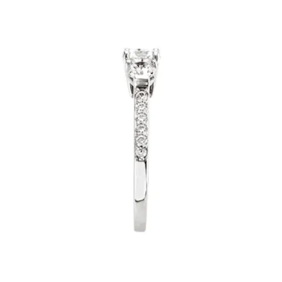 Three-Stone 1 1/8 CTW Diamond Engagement Ring or Band 67782 - Image 4