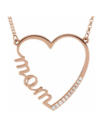 Mom Posh Heart Necklace - 86202
