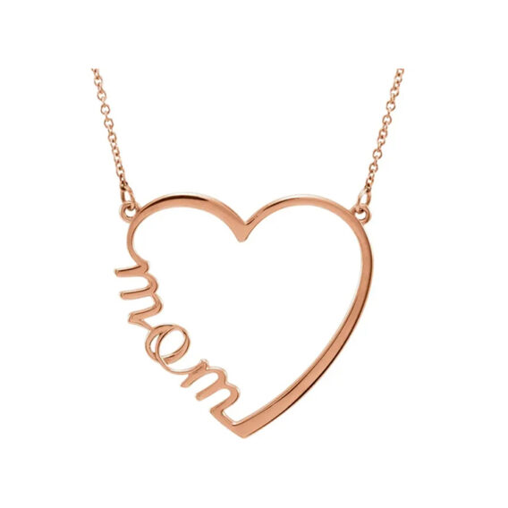 Mom Posh Heart Necklace - 86206
