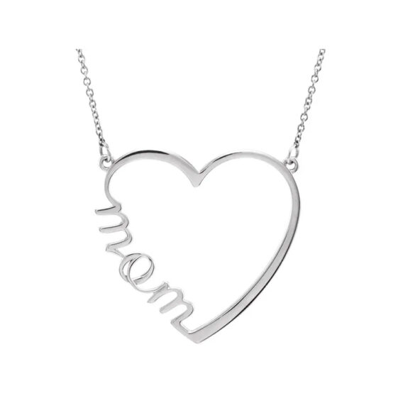 Mom Posh Heart Necklace - 86206 - Image 3