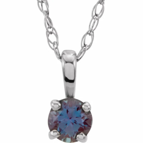 Youth Birthstone Necklace 28393 - Image 6