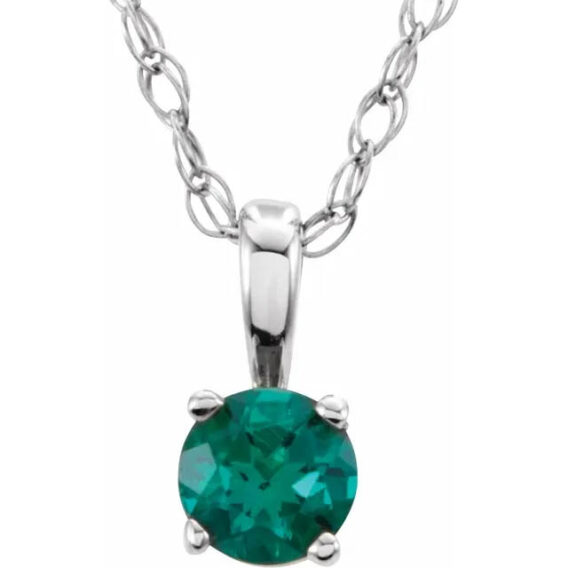 Youth Birthstone Necklace 28393 - Image 8