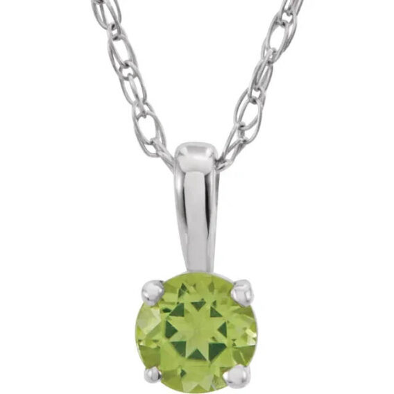 Youth Birthstone Necklace 28393 - Image 9