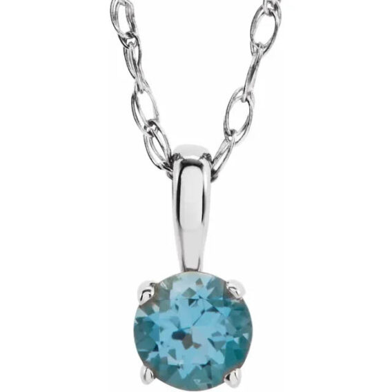 Youth Birthstone Necklace 28393 - Image 10
