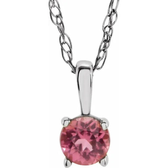 Youth Birthstone Necklace 28393 - Image 14