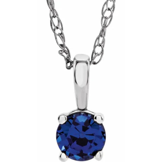 Youth Birthstone Necklace 28393 - Image 2