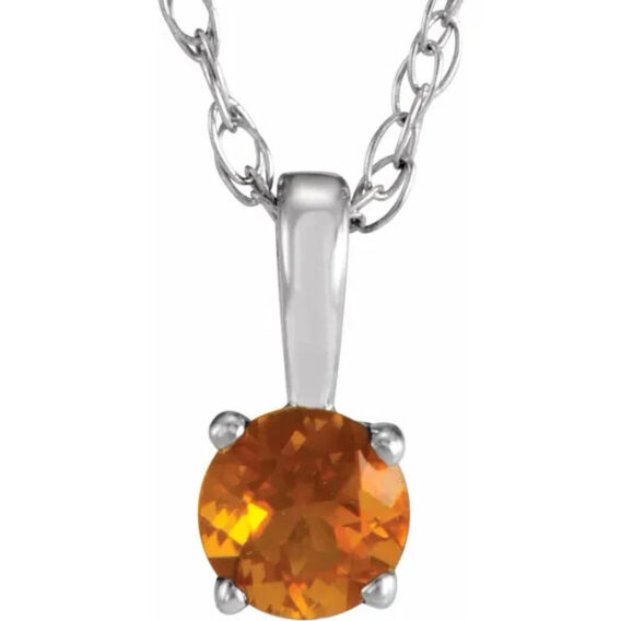 Youth Birthstone Necklace 28393 - Image 15