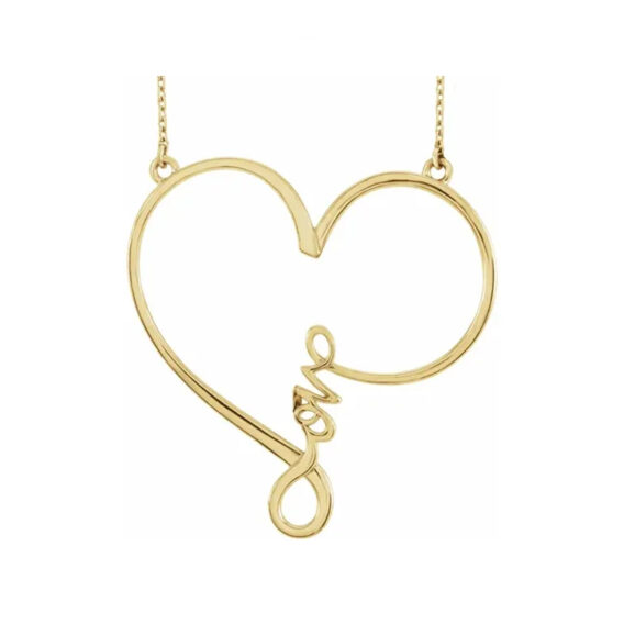 Love Heart Necklace - 85507 - Image 4