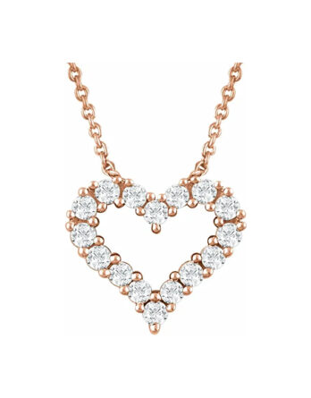 Diamond Heart Necklace - 651759