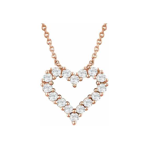 Diamond Heart Necklace - 651759