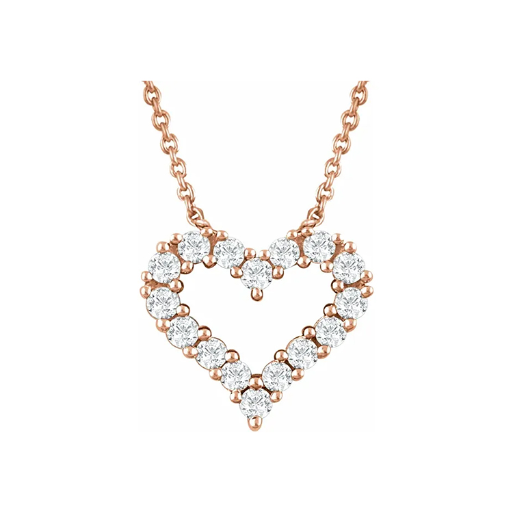 Diamond Heart Necklace - 651759