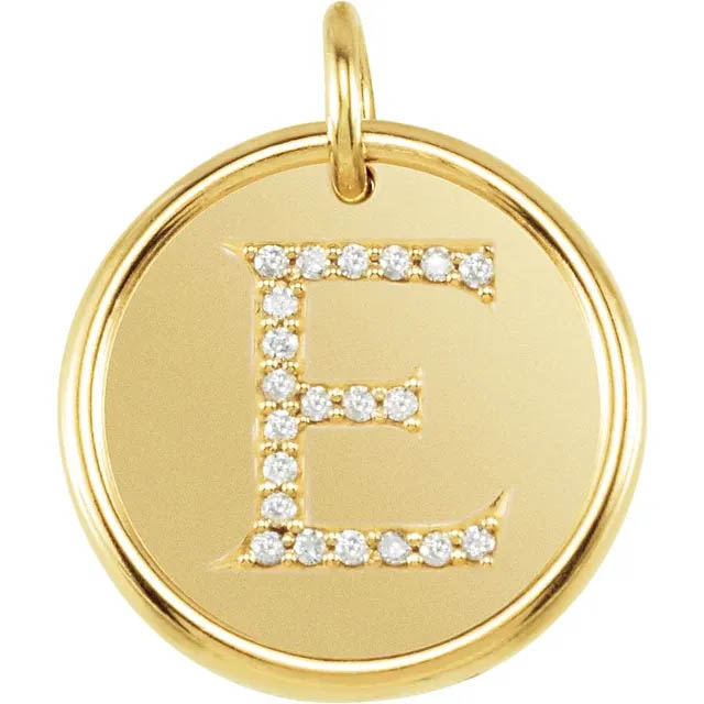 Initial Pendant, Diamond Initials - 85088 - Image 22