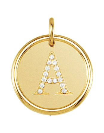 Initial Pendant, Diamond Initials - 85088
