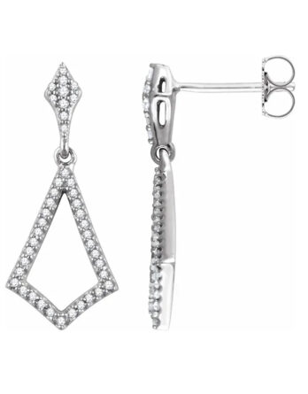 Diamond Dangle Earrings 651982