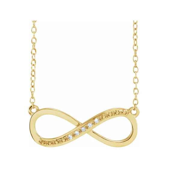 Diamond Infinity Necklace 651091 - POPULAR CHOICE