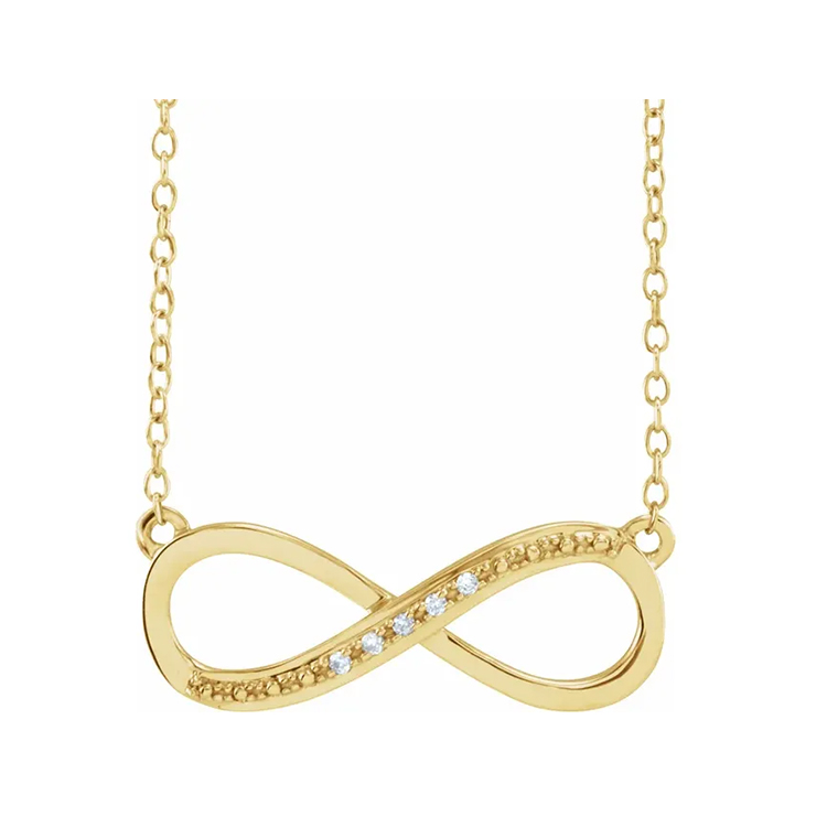 Diamond Infinity Necklace 651091 - POPULAR CHOICE