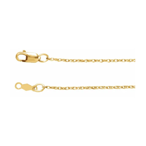 Chain Bracelet, .75mm, 1mm, 1.25mm, 1.5mm Rope Chain - CH473 - Image 3