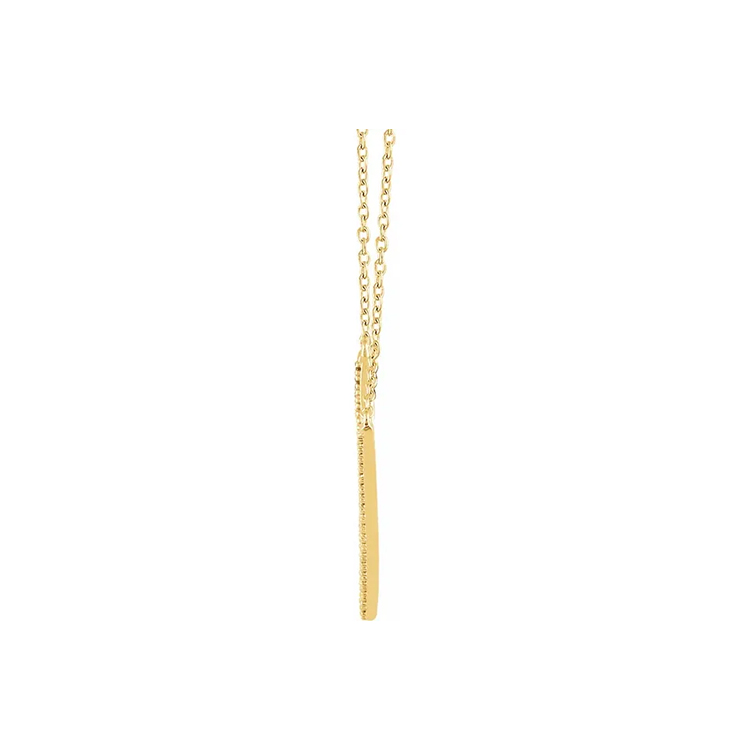 V Shape Diamond Necklace 652147 - Image 2
