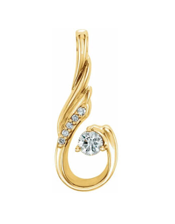 Freeform Diamond Pendant 86294