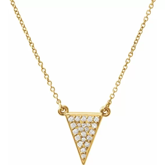 Triangle Diamond Necklace 86423
