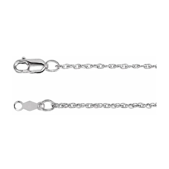 Chain Bracelet, (.75mm, 1mm, 1.25mm, 1.5mm) Rope Chain - CH468 - Image 7