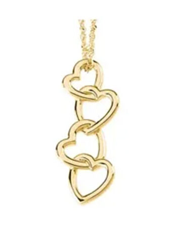Linked Heart Pendant 83010