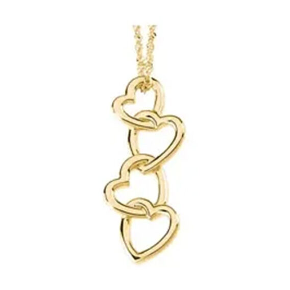 Linked Heart Pendant 83010
