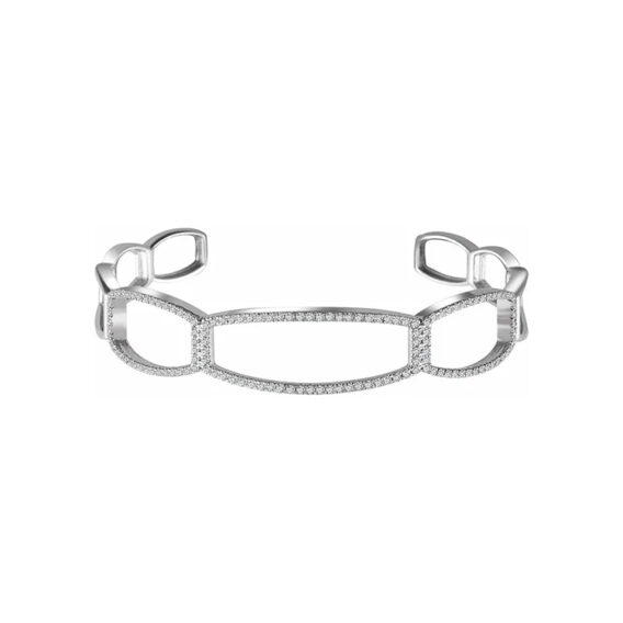 Cuff Bracelet, Natural Diamond  6 1/4" - 652297