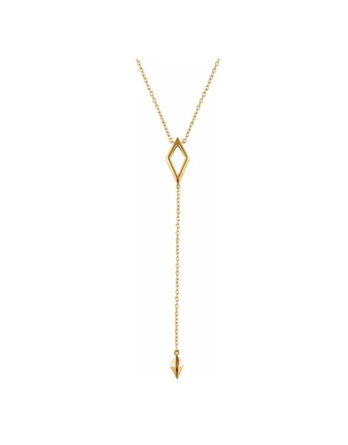 Y Necklace, Geometric Style - 652303