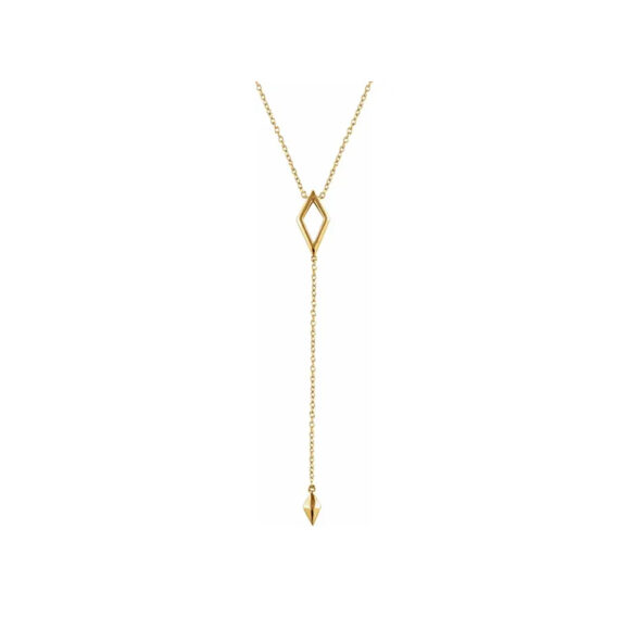 Y Necklace, Geometric Style - 652303