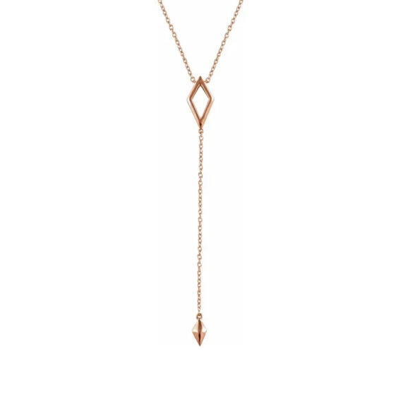 Y Necklace, Geometric Style - 652303 - Image 3