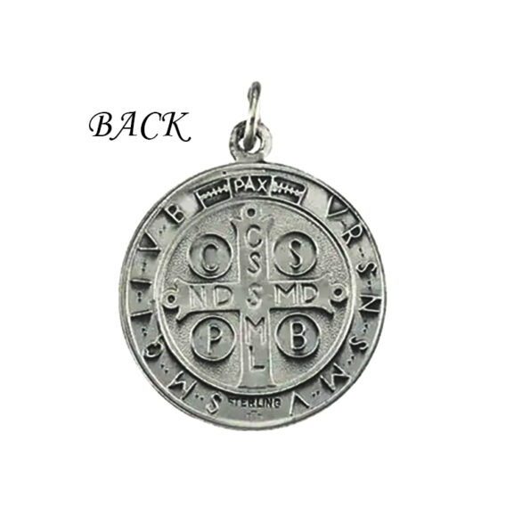 St. Benedict Medal, Necklace or Pendant - R41340 - Image 3