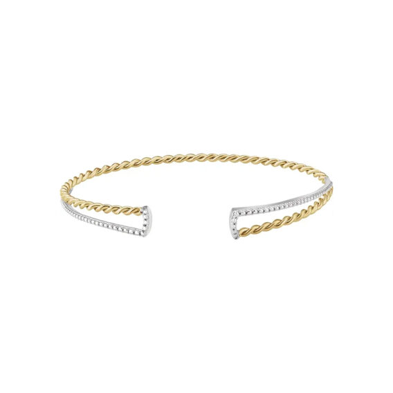 Cuff Bracelet, Twisted Rope Design - 652763