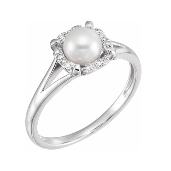 Halo-Style Birthstone Ring 651952 - Image 11