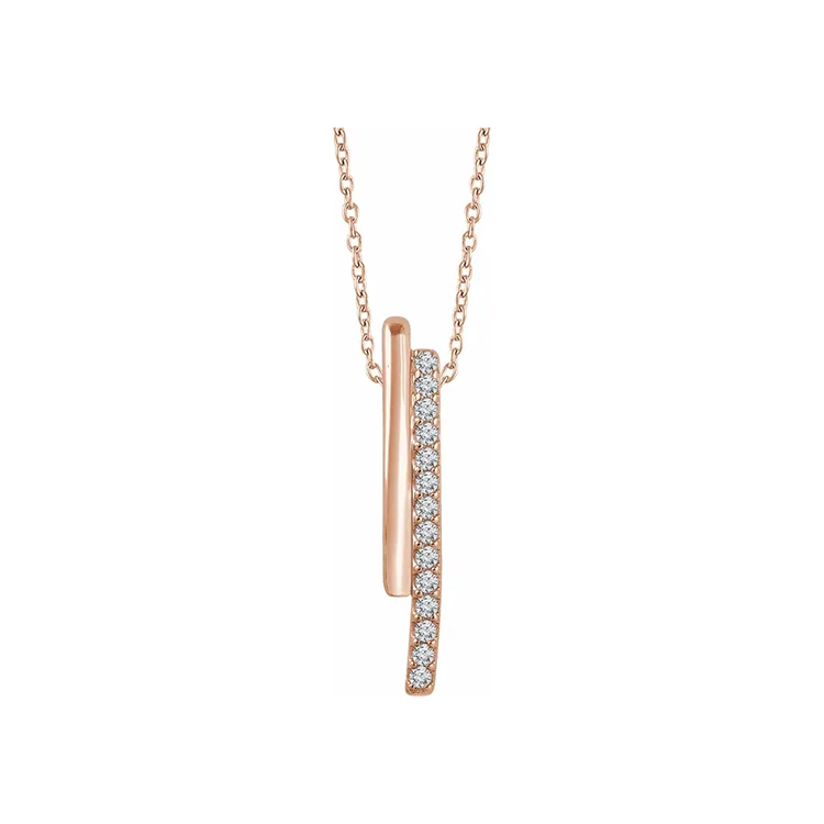 Diamond Bar Necklace 652346