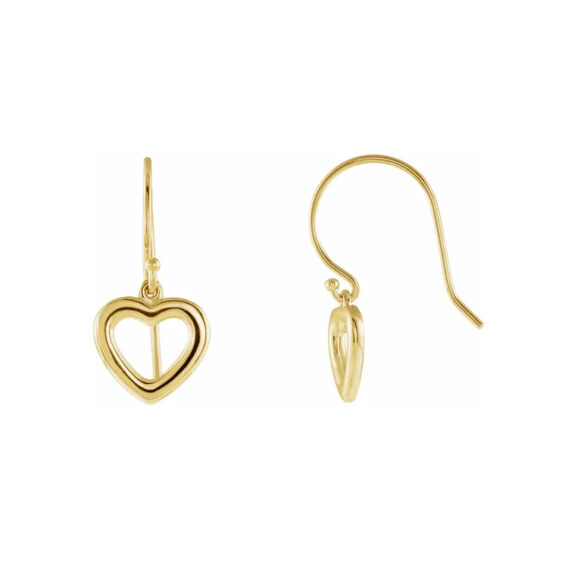 Dangle Heart Earrings 84604