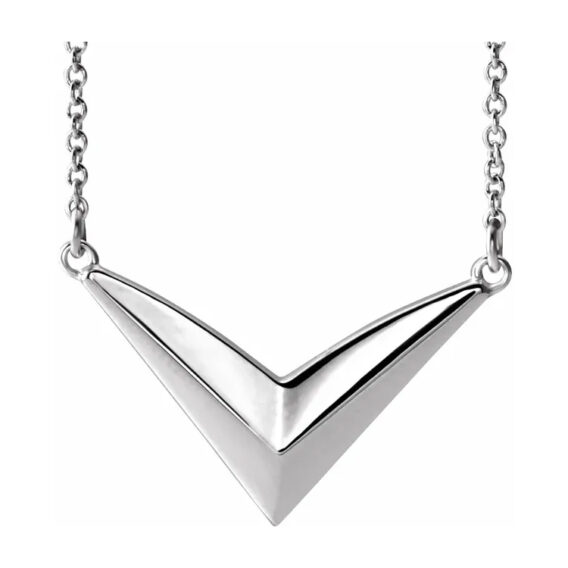 Necklace, V  Design - 86783 - Image 2