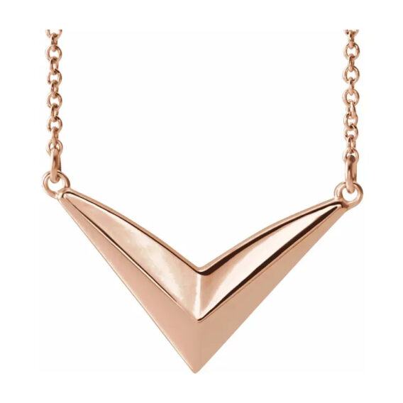 Necklace, V  Design - 86783 - Image 3