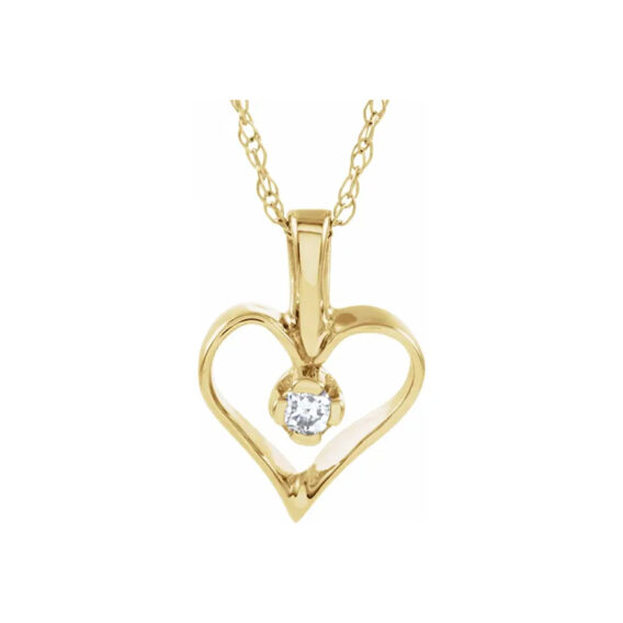Diamond Heart Necklace - 60961