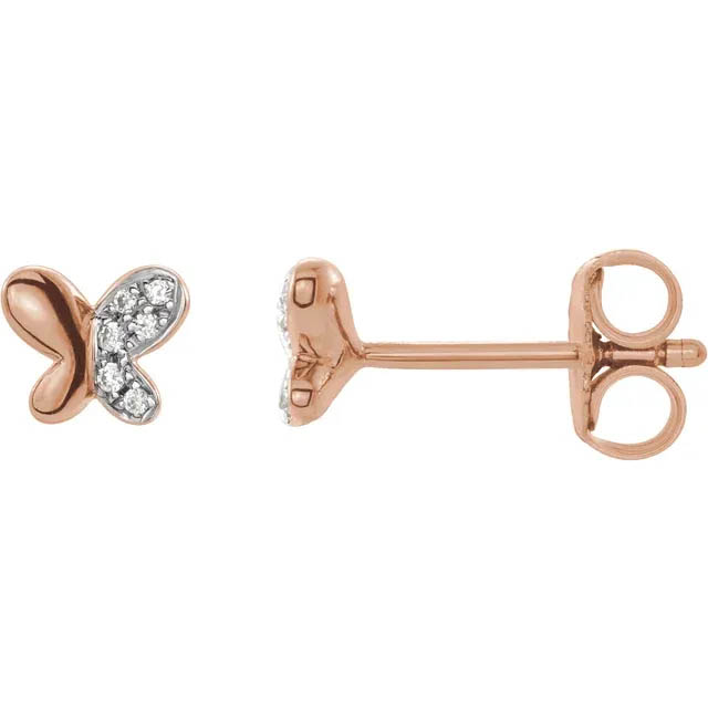 Youth Butterfly Earrings  - 653404 - Image 2