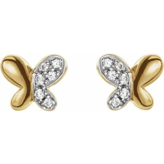 Youth Butterfly Earrings  - 653404 - Image 3