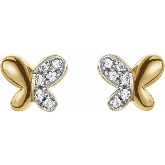 Youth Butterfly Earrings  - 653404 - Image 3