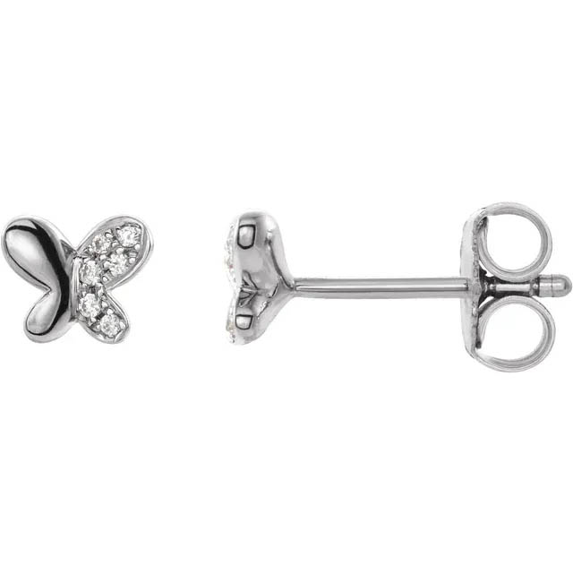 Youth Butterfly Earrings  - 653404 - Image 5