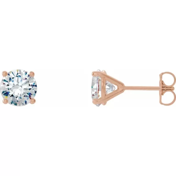Lab-Grown Diamond Stud Earrings 29762 - POPULAR CHOICE - Image 4