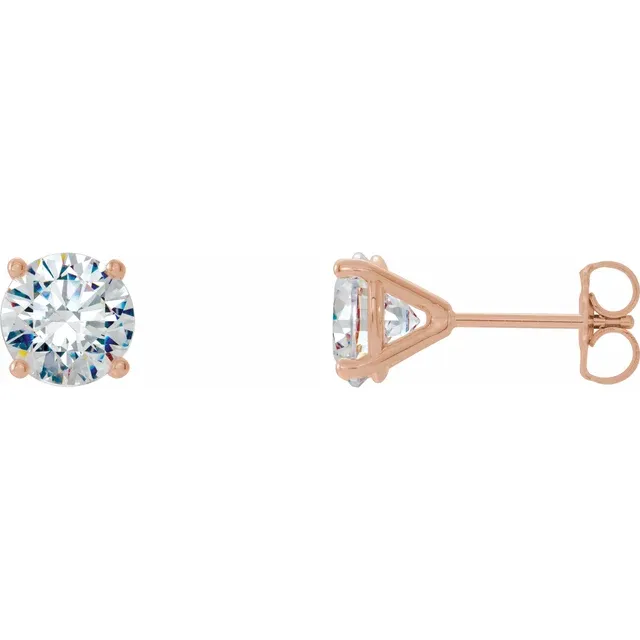 Lab-Grown Diamond Stud Earrings 29762 - POPULAR CHOICE - Image 4